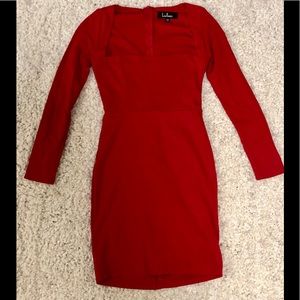 Red LuLu’s XS long sleeve dress